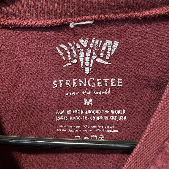 Serengetee Pocket Crewneck Sweatshirt- Size Medium - Picture 3 of 5